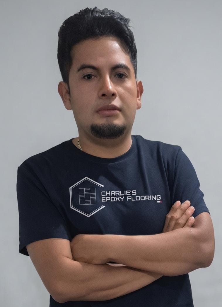 J. Carlos Cruz, Owner and Professional Installer at Charlie’s Epoxy Flooring
